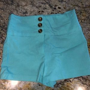 Turquoise Shorts